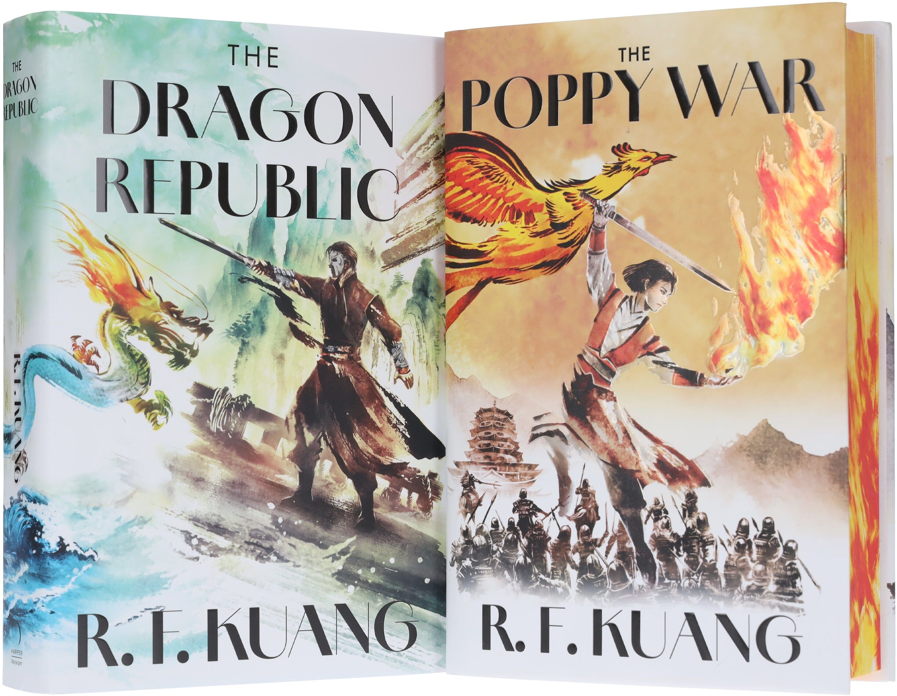 The Poppy War Series by R.F. Kuang 2 Books Collector's Edition Set - Fiction - Hardback HarperCollins Publishers