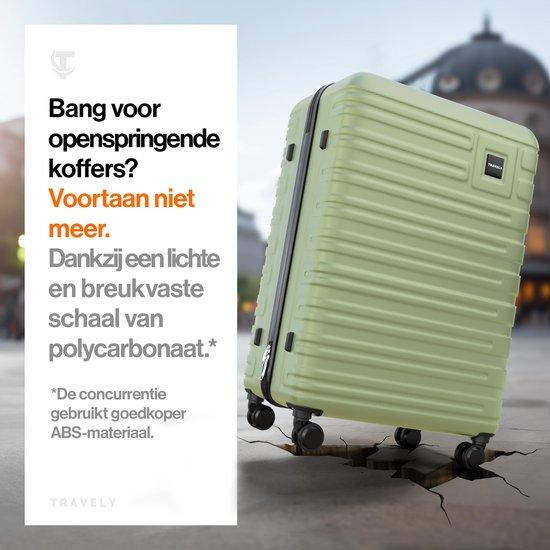 Koffer aus Polycarbonat, XL, 77 cm - 100 Liter, Hartschalenkoffer mit leichtläufigen Rollen und TSA-Schloss - Robuster Trolley für Urlaub und Geschäftsreisen