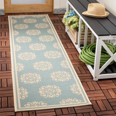 SAFAVIEH Beach House Zelda Indoor/ Outdoor Waterproof Patio Backyard Rug