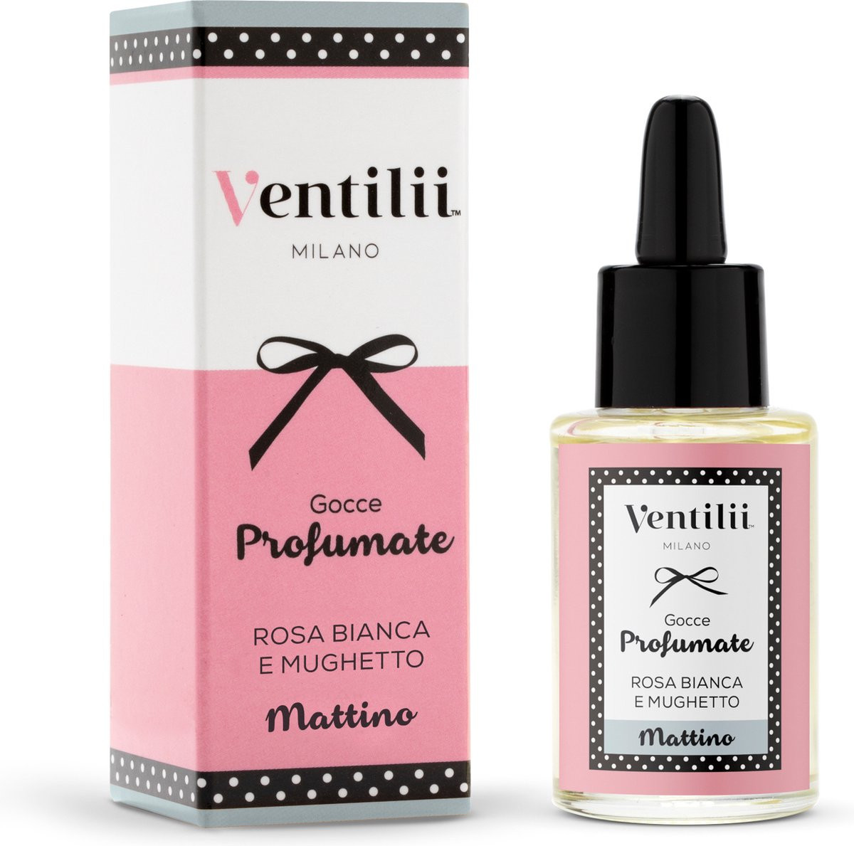 Ventilii Milano Geurolie druppels Mattino 30ml – Huisparfum geurverspreider en textielverfrisser