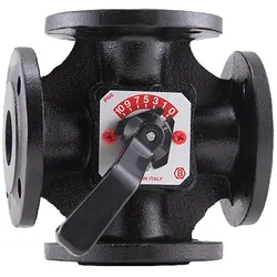 Barberi 4-Wege Klappen-Mischventil Flanschversion - PN 6 DN100