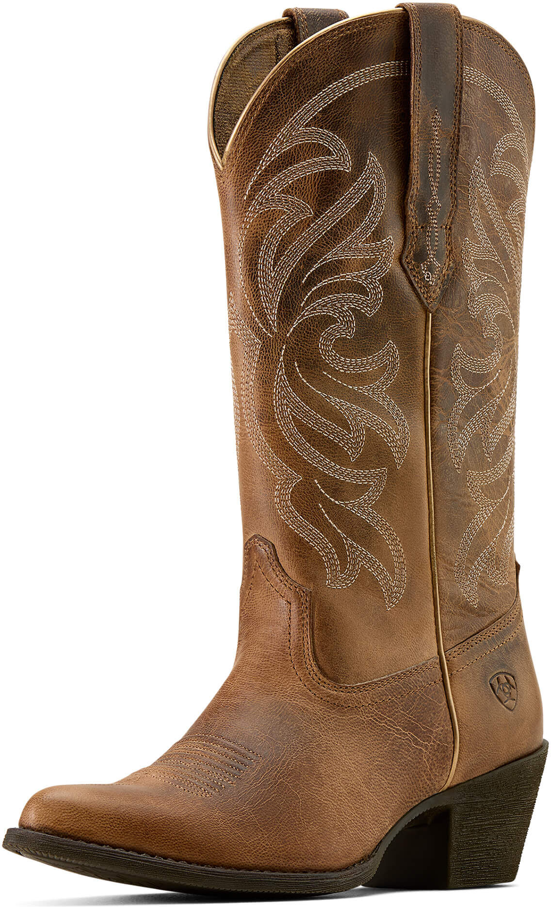 Women's Heritage J Toe Cowgirl Boots in Mesa Tan, Size: 6.5 B / Medium by Ariat