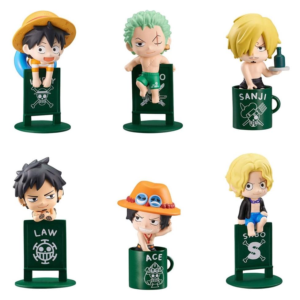 Megahouse One Piece Ochatomo Series Sammelfiguren Pirates' Vacance 4 cm Sortiment (8) (MEHO845291)