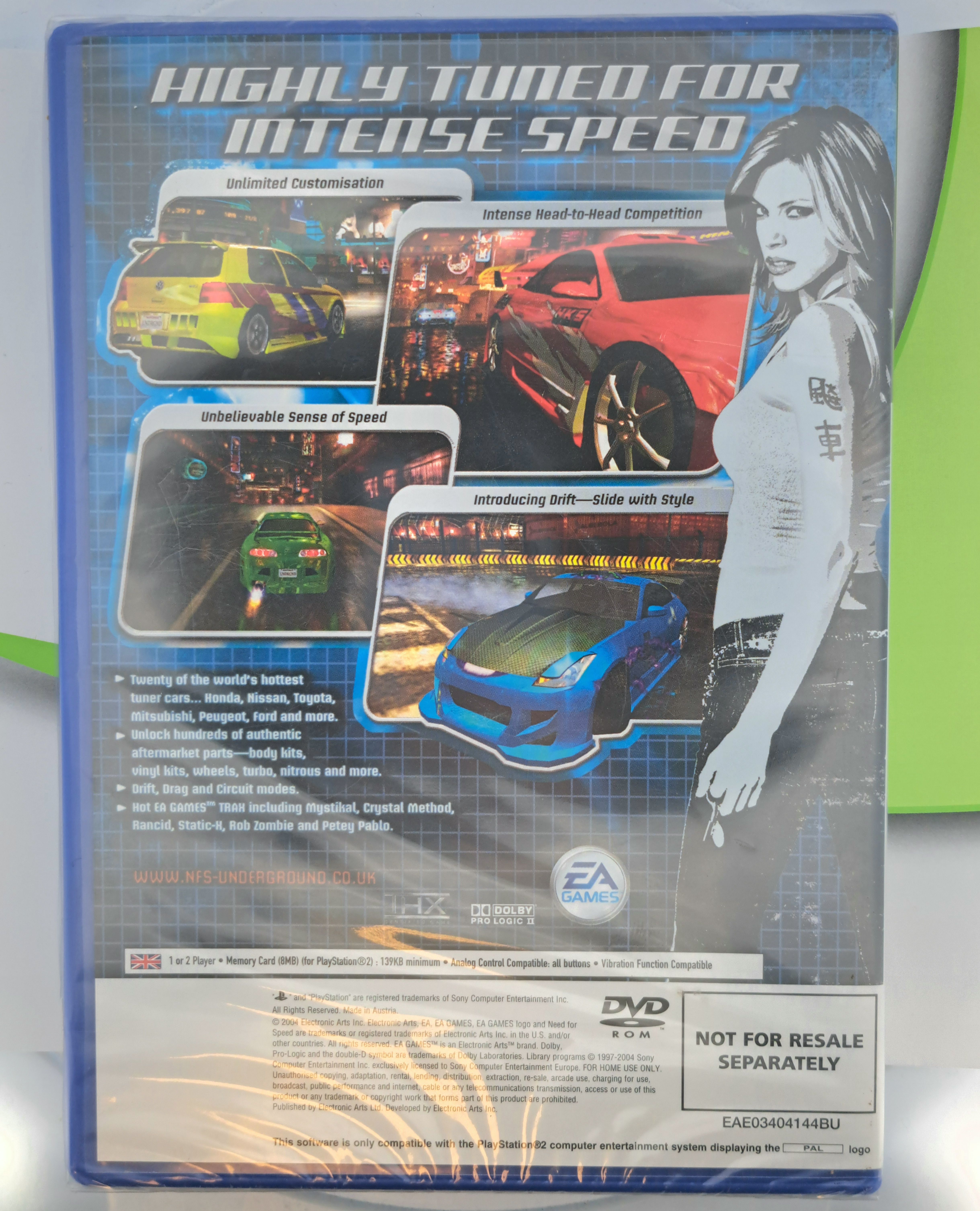 Need For Speed Underground (NIB) PS2 (Käytetty)