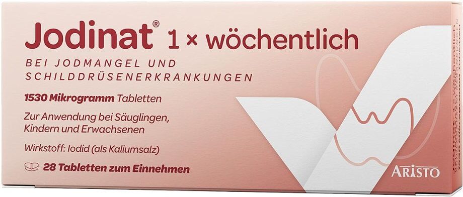 Aristo Jodinat 1x Wöchentlich 1530 Mikrogramm Tabletten