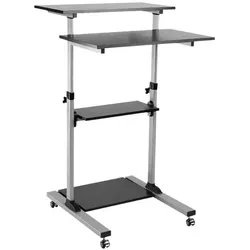 LogiLink BP0070 Computertisch Schwarz, Grau