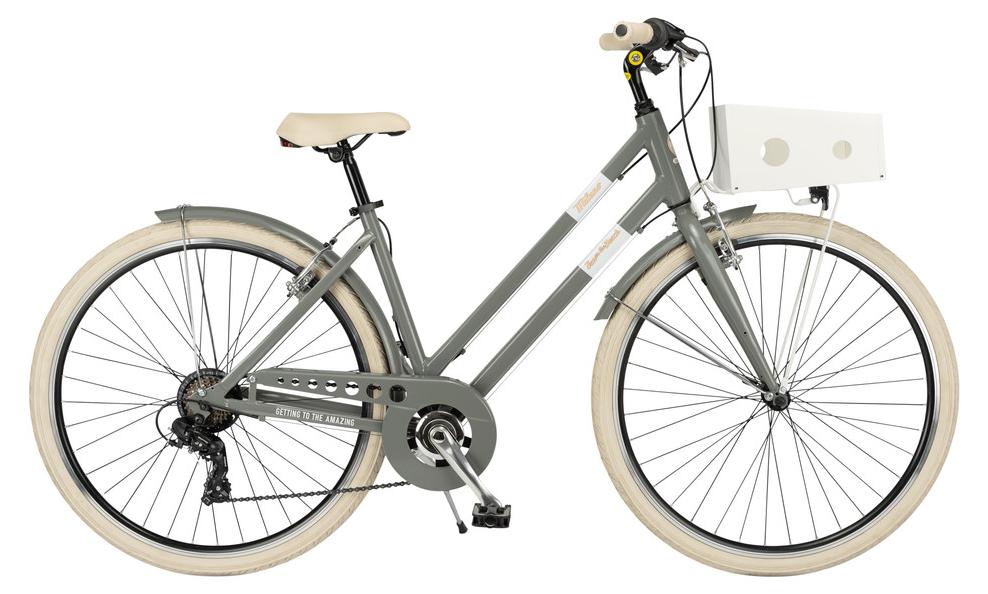 Via Veneto City Bike Milano Lady 28" 6V Grau Gallante