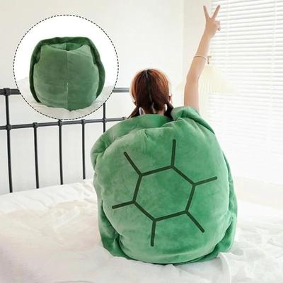 Inspired Finds Wearable Turtle Shell Pillow Oversized Plush Tortoise Cushion For Lounging And Dress Up 1.97 Ft