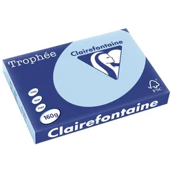 Clairefontaine, Kopierpapier, Kopierpapier Trophee A3 160g/qm VE=250 Blatt eisblau (A3, 160 g/m2)
