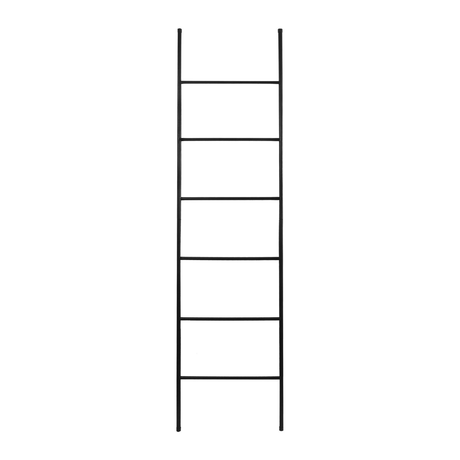 QUVIO Decoratieladder - Zwart - Metaal - 171 cm