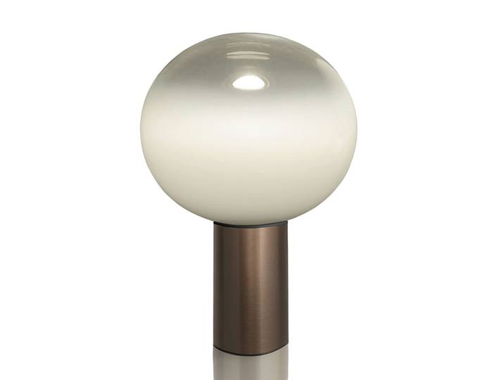Laguna 26 Lampe de Table Bronze - Artemide - Salon / séjour - Design - Verre - Avec abat-jour