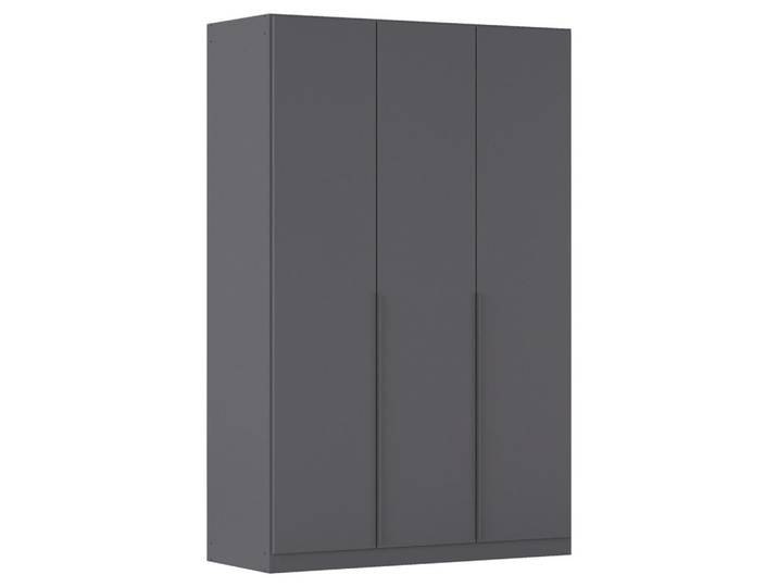 Rauch Möbel Drehtürenschrank Rauch Alabama, Grau, 4 Fächer, 136x229x54 cm, Made in Germany, BQ - Bündnis für Qualität, Goldenes M, Blauer Engel, Beimöbel erhältlich, in verschiedenen Größen erhältlich, Schlafzimmer, Kleiderschränke, Drehtürenschränke