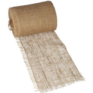 Papstar Tischläufer 88720, natur, aus Jute, auf Rolle, 15 cm x 10 m