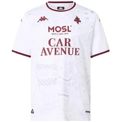 Kappa, Herren, Fussballtrikot, FC Metz Auswärtstrikot 2025/26 (3XL), Rot, Weiss