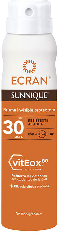 Ecran Sunnique névoa protetora invisível FPS30 75 ml