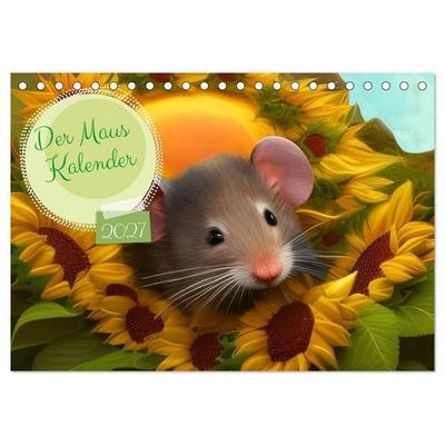 Der Maus Kalender (Tischkalender 2027 DIN A5 quer), CALVENDO Monatskalender