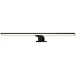 Briloner, Bilderleuchte + Spiegelleuchte, DUN LED Bad Spiegelleuchte 2 in 1 - Schwarz (1000 lm)