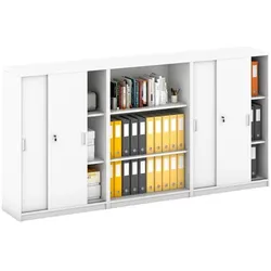 Schrank-Set MIRELLI, Typ IV – Weiß