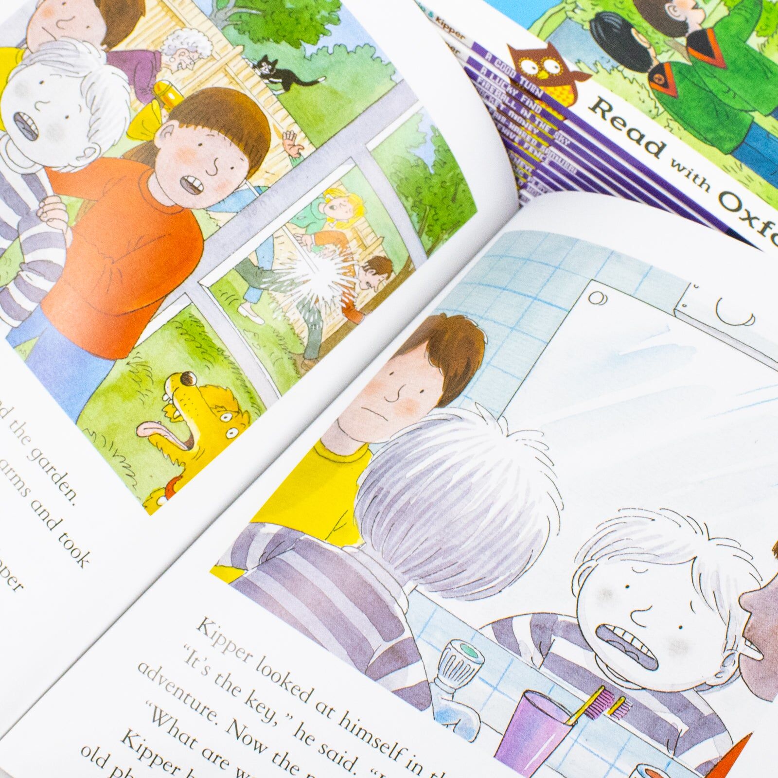 OXFORD UNIVERSITY PRESS Biff Chip and Kipper Stage 5 Read with Oxford: 6+: 16 Books Collection Set