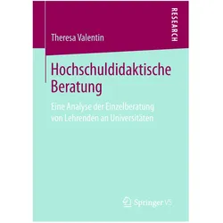 Hochschuldidaktische Beratung, Fachbücher von Theresa Valentin