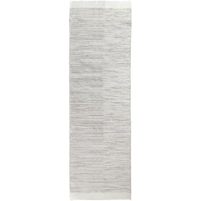 Wollteppich "WOOLY DREAM, handgewebt", beige (natur, meliert, grau), B:80cm H:10mm L:300cm, Wolle, MYFLAIR MÖBEL & ACCESSOIRES, Teppiche, reine Wolle, meliert, Wendeteppich, auch in rund & als Läufer