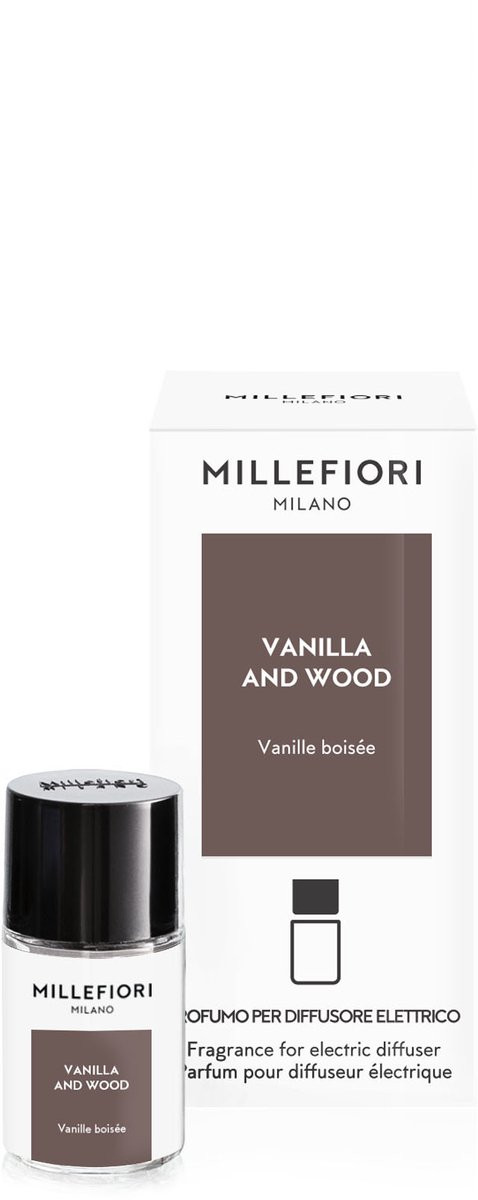 Millefiori Milano Elektrische Diffuser Navulling - Vanilla & Wood