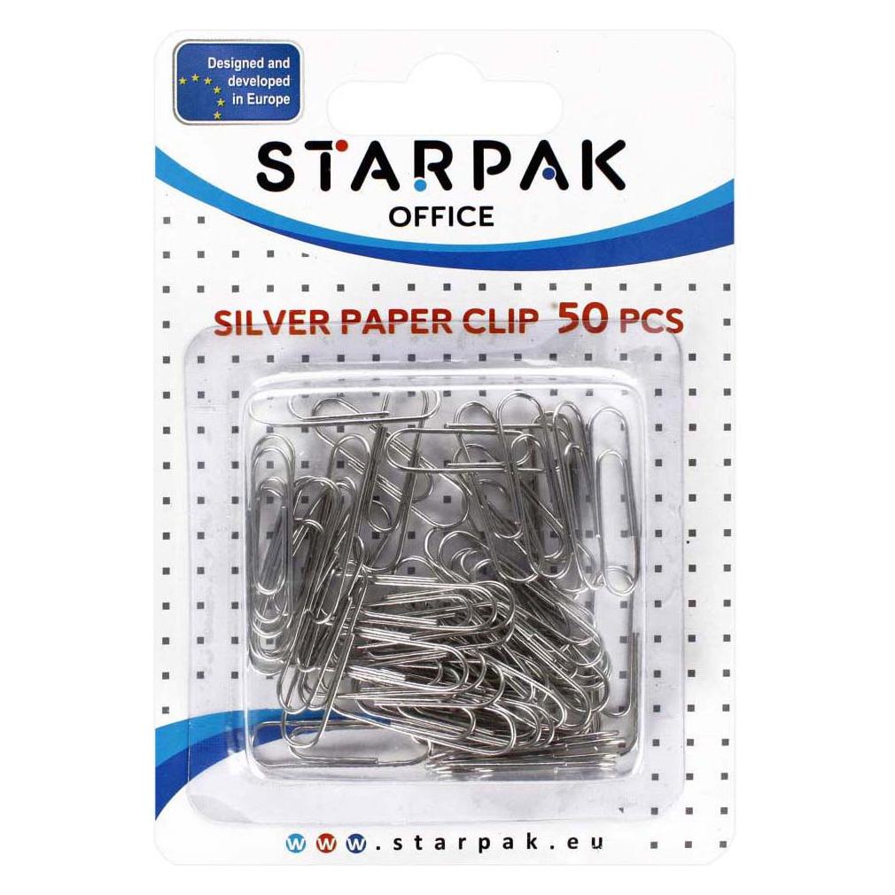 Starpak Büroklammer Silber 28mm, 50 Stk. (50x) (41923076)