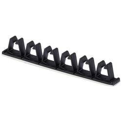 TRU COMPONENTS Kabelclip TC-12533420 Bündel-Ø-Bereich 7.8 mm (max) Schwarz 20 St.