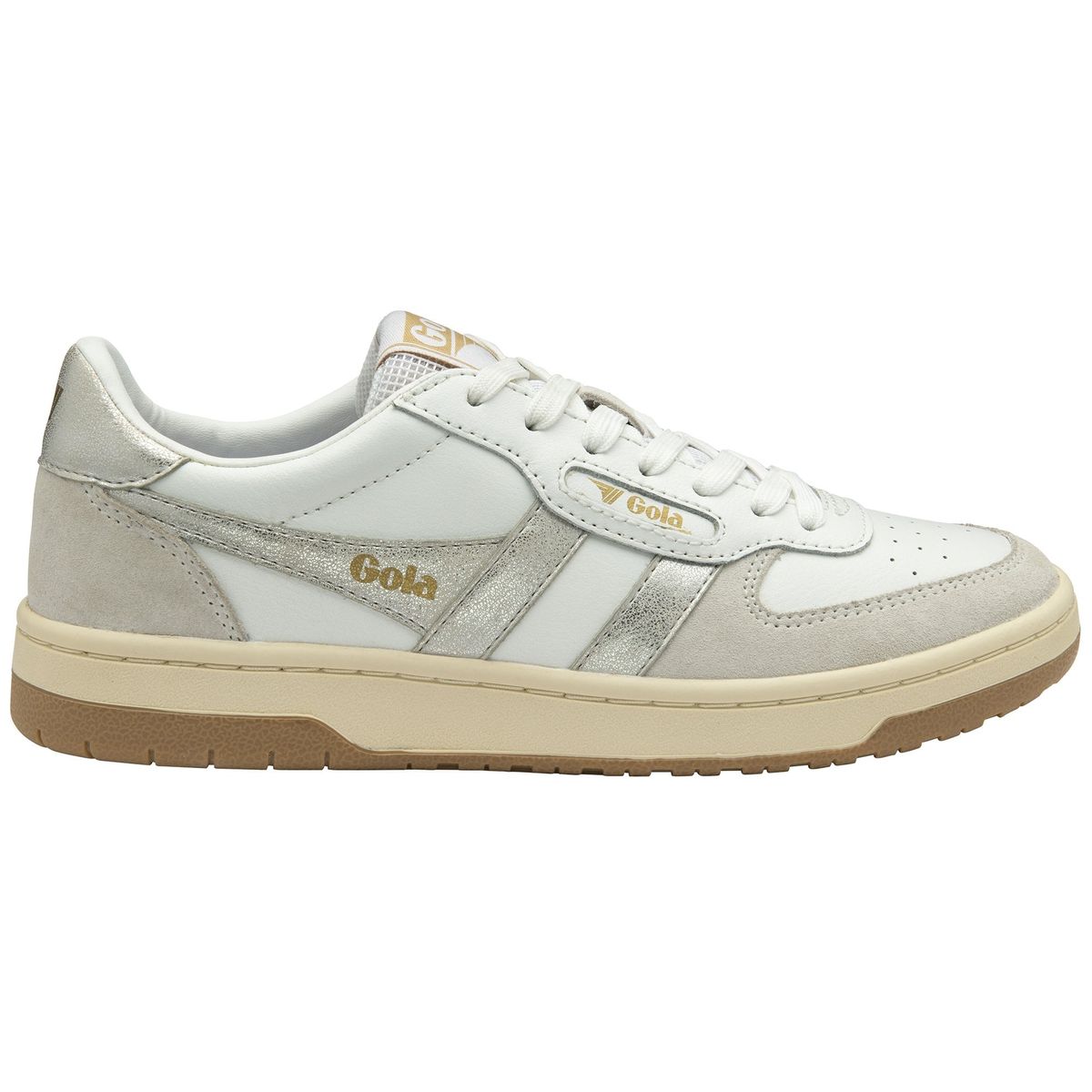 Gola Hawk Sneaker Women white/silver (WJ) 40 CLB336-WJ-40-whitesilver