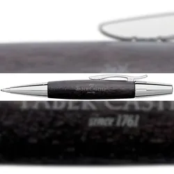 Faber Castell Drehkugelschreiber e-motion Birnb/Chr schwarz