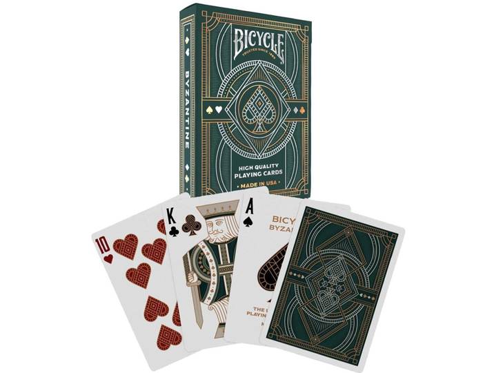 Bicycle Byzantine - Pokerkaarten - 88 x 63 mm - 2 normale indexes