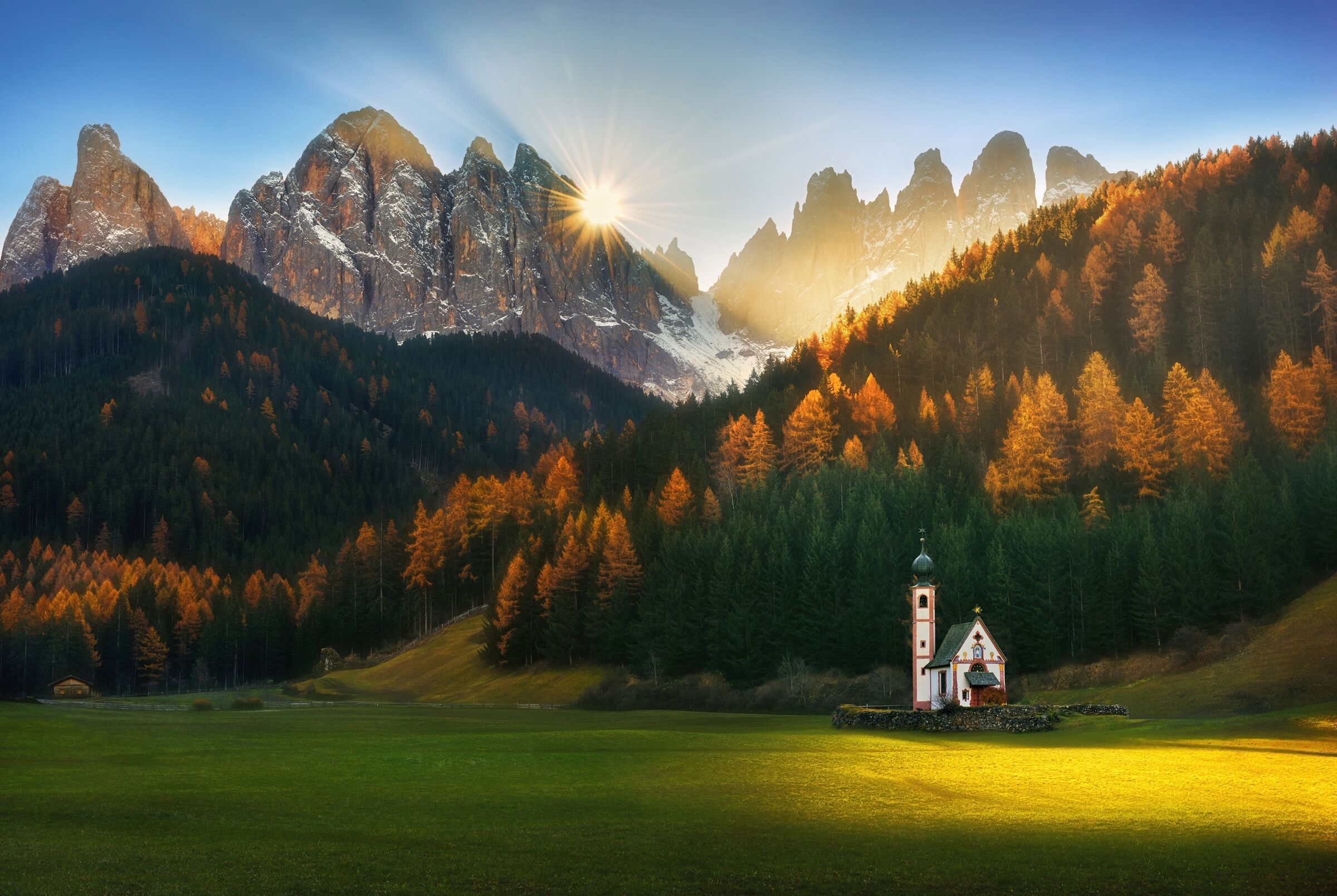 Fototapete PAPERMOON "Photo-Art KRZYSZTOF BROWKO, SANTA MADDALENA", bunt, B:4m L:2,6m, Vlies, Tapeten, Fototapete