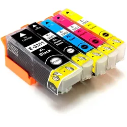 5er Set Kompatible Tintenpatronen D&C T3357/33XL für Epson Expression Premium XP-630 Series