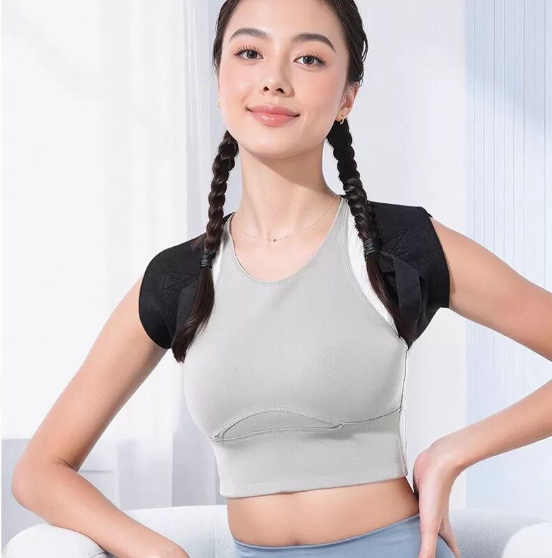 INF Correcteur de Posture Corset Dorsal pour Soulager le Mal de Dos, Ceinture de Soutien Dorsal Réglable pour Hommes et Femmes M