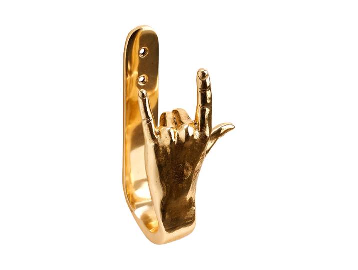 Design Wandhaken „I-love-you“ Gold Pols Potten