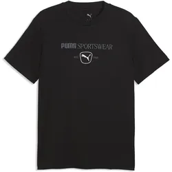 Puma, Herren, Sportshirt, CLASS Graphic Tee (XS), Schwarz