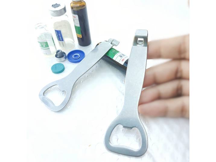 Ouvre-boîte de bière créatif en acier inoxydable, ouvre-bouteille domestique, 50 pièces