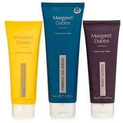 MARGARET DABBS LONDON Firming Leg Serum 100ml Hydrating Foot Lotion & Hand Cream je 75ml