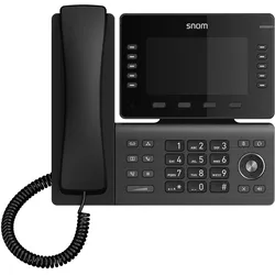 Snom D865, Telefon, Schwarz, Grau