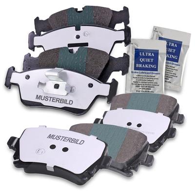 Atec 8x Bremsbeläge Vorder- + Hinterachse [Hersteller-Nr. 40576290] für Ford