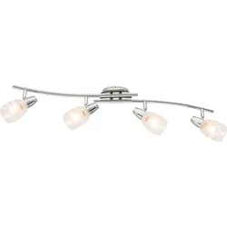 Deckenlampe Deckenleuchte Esszimmerlampe Silber Strahler 4-flammig B 81 cm