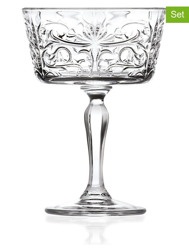 RCR cristalleria 6er-Set: Champagnergläser "Tattoo" - 270 ml - onesize