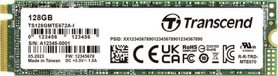 Transcend 128 GB interne PCIe SSD (TS128GMTE672AI-VS1)