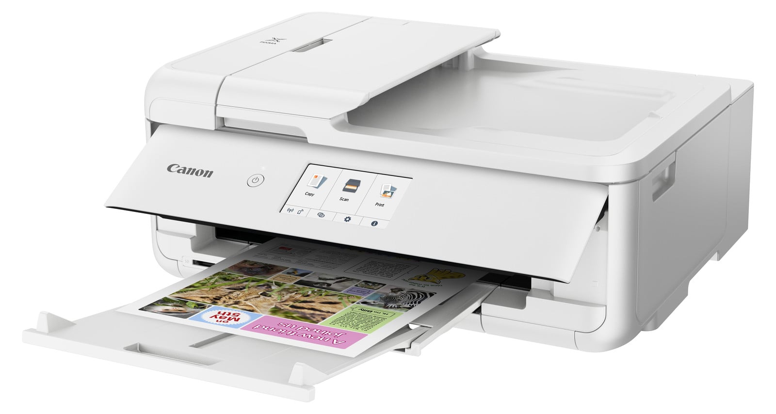 Canon PIXMA TS9551Ca 3-in-1 Inkjet Multifunctionele Printer - Wit