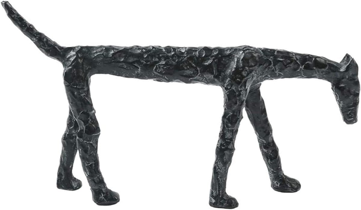 Modern abstract dieren sculptuur van metaal voor decoratie van je woonkamer