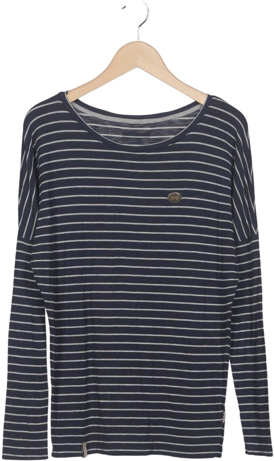 Naketano Damen Langarmshirt, Mehrfarbig, Gr. XL, Viskose - Second Hand