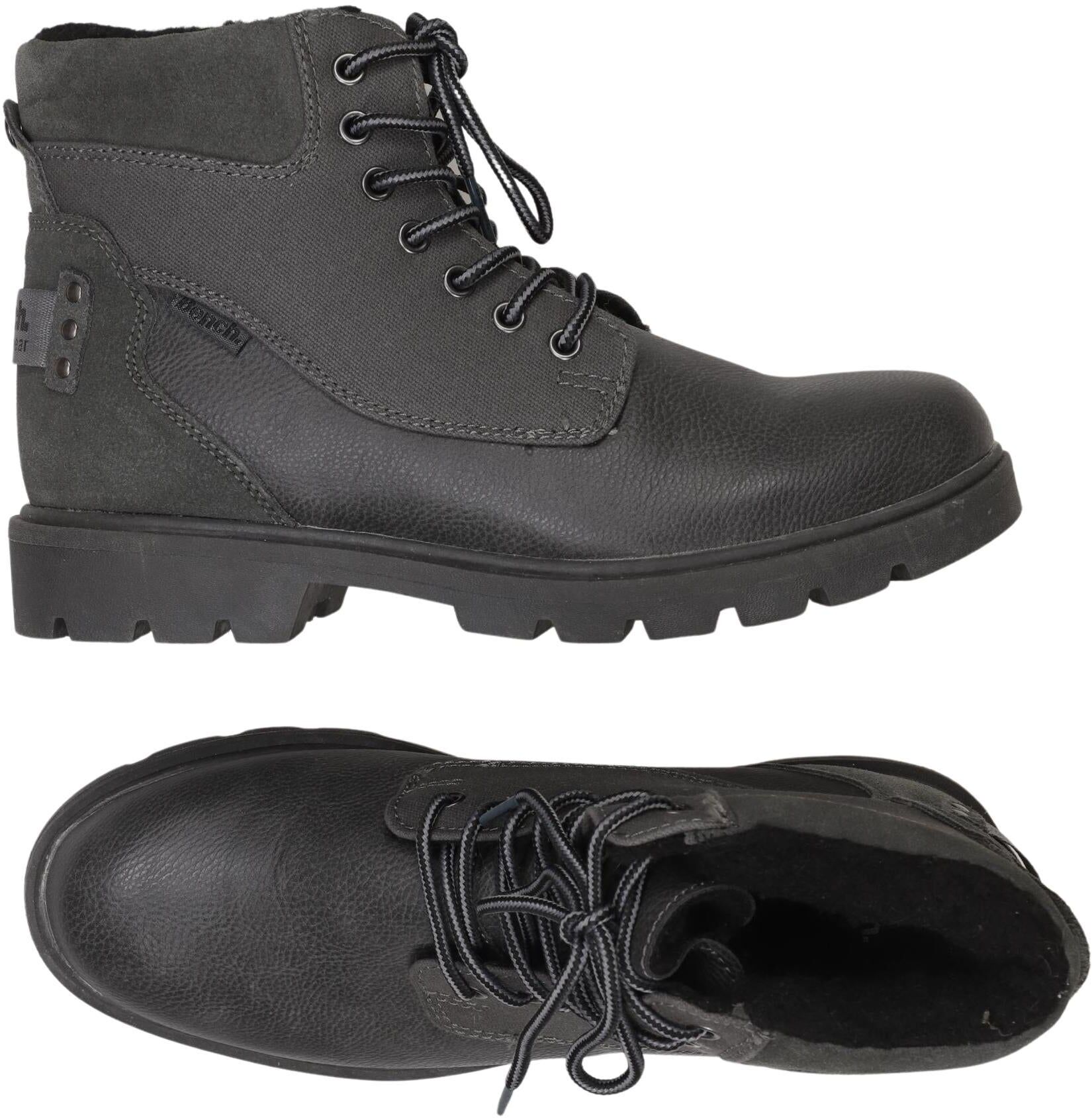 Bench. Herren Stiefel, Grau, Gr. EU 43, Kunstleder / Leder - Second Hand