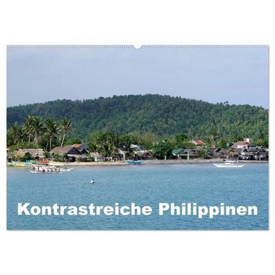 Kontrastreiche Philippinen (Wandkalender 2027 DIN A2 quer), CALVENDO Monatskalender