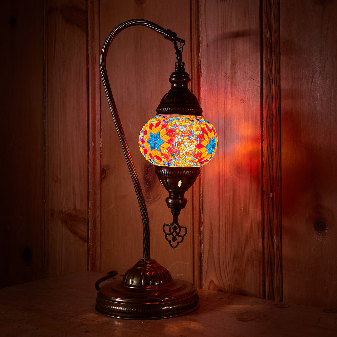 Latitude Vive Karlie Metal Lighting Lamp Multicolour 41cm H X 23cm W X 23cm D