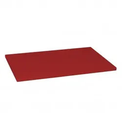 Rotes Teflon-Schneidebrett 60x40xh2 cm Polyethylen